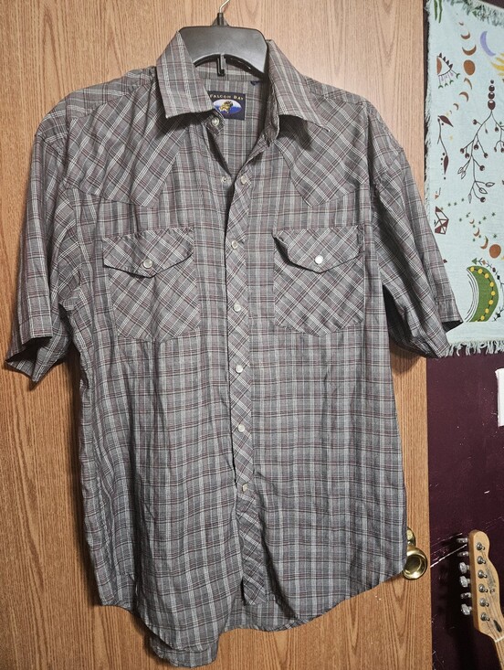falcon bay Other - Mens falcon bay pearl snap short sleeve button down
